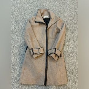 Women’s Calvin Klein Camel Peacoat